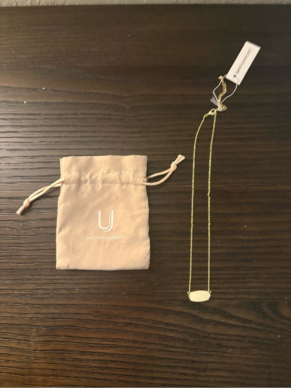 NEW Uncommon James Gold Timeless Pendant Necklace
